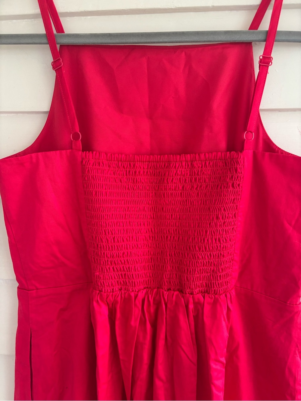 Ann Taylor Factory Red Adjustable Strap Midi Dress Size 8 NWT - Picture 12 of 13